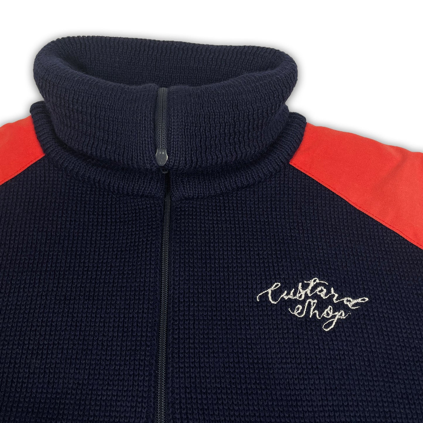 Custard Reclaimed Navy 1/4 Zip | Size Medium