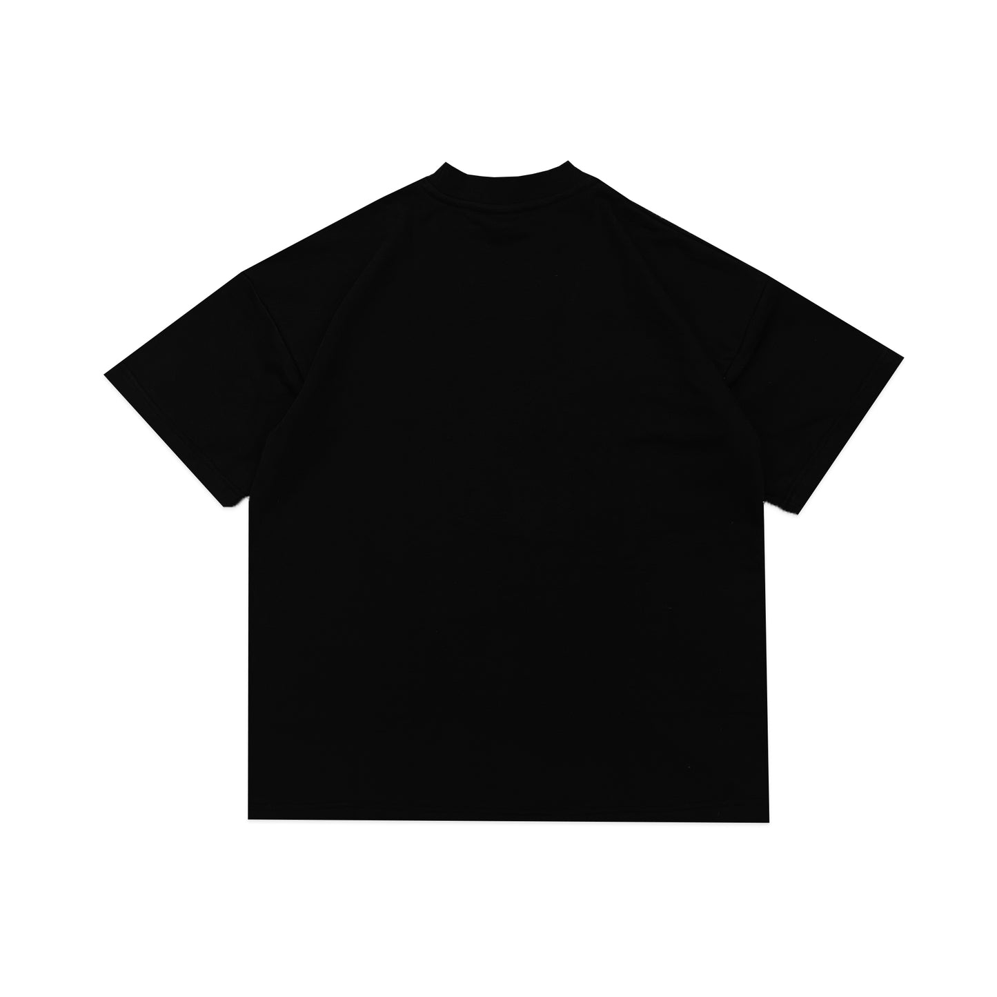 Heavyweight Graffiti Print T-Shirt | Black