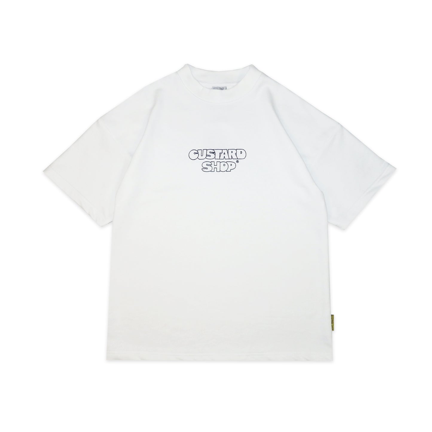 Heavyweight Block Print T-Shirt | White