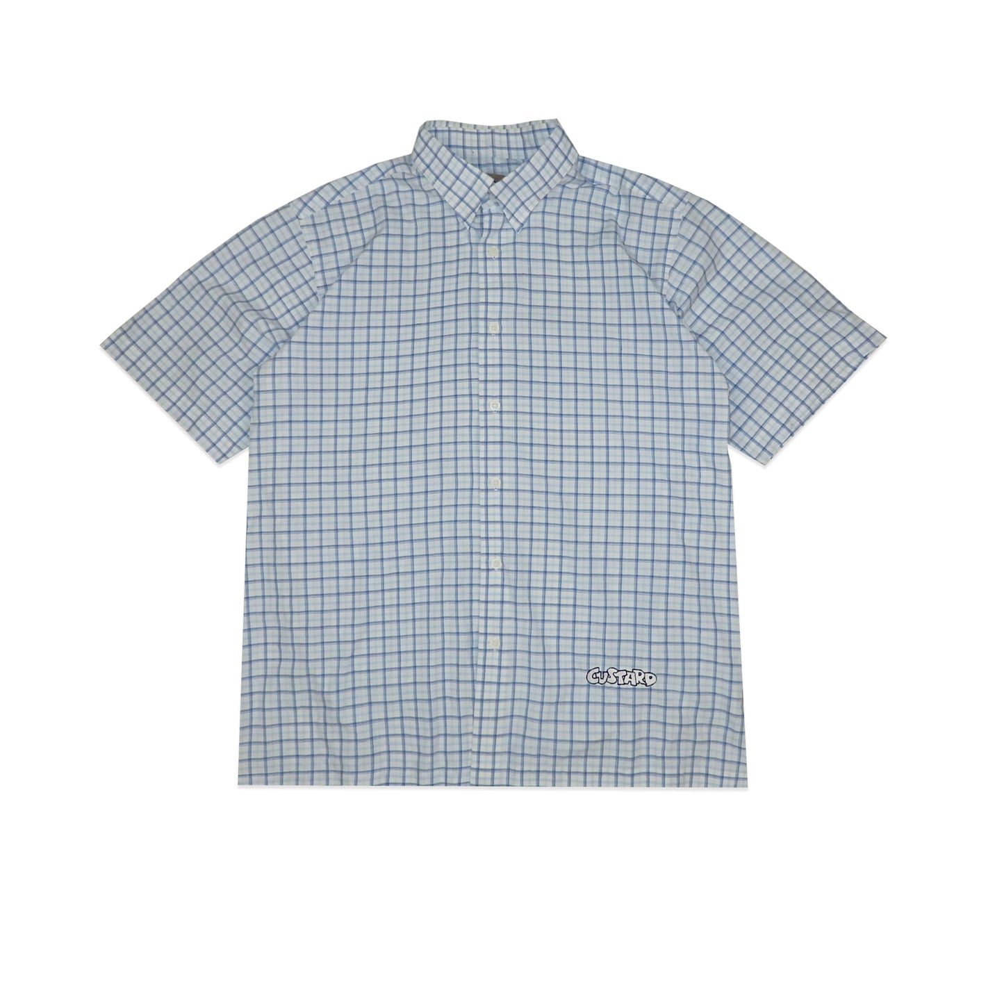 Custard Reclaimed Check Shirt | Size Medium