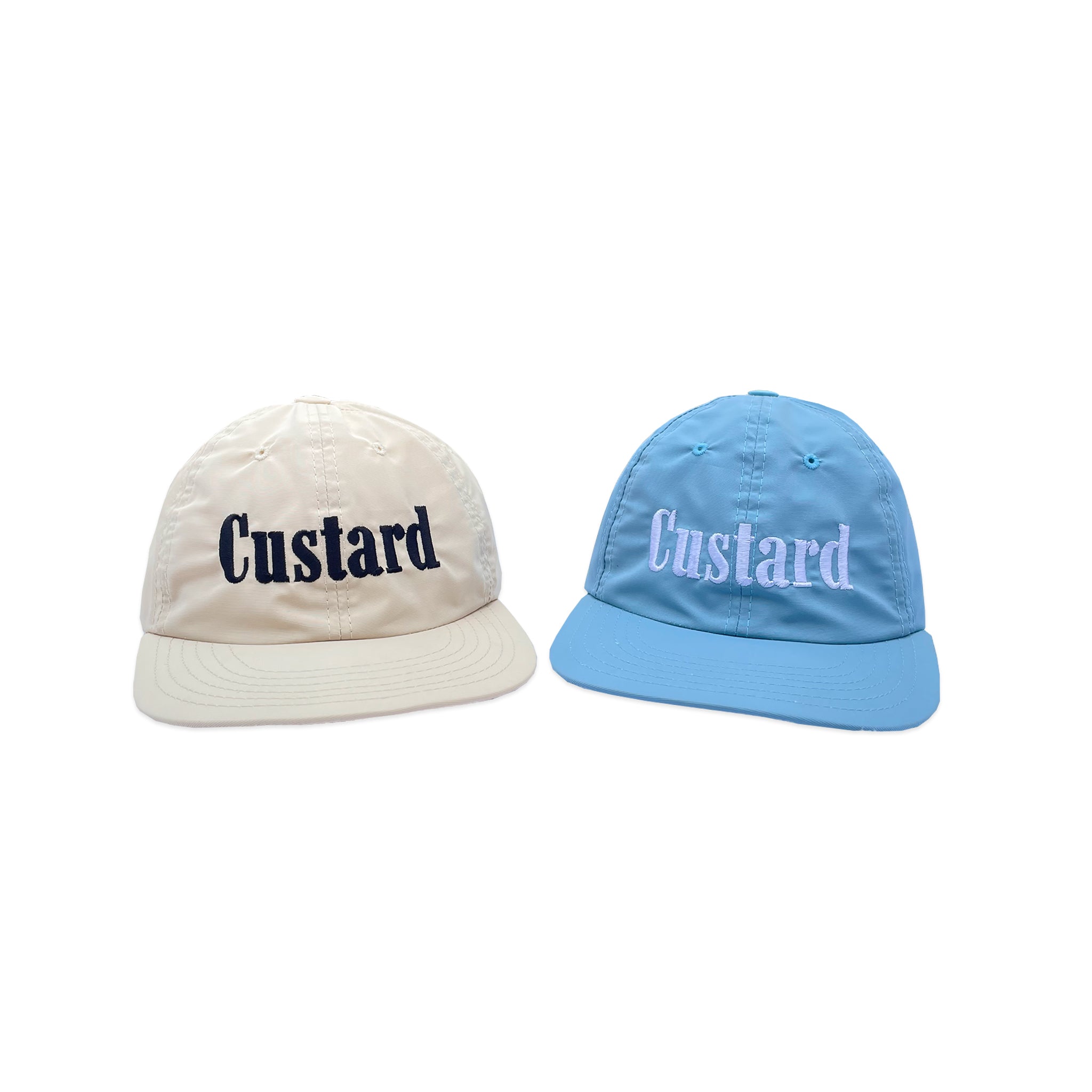 Nylon Blue Font 6 Panel Cap