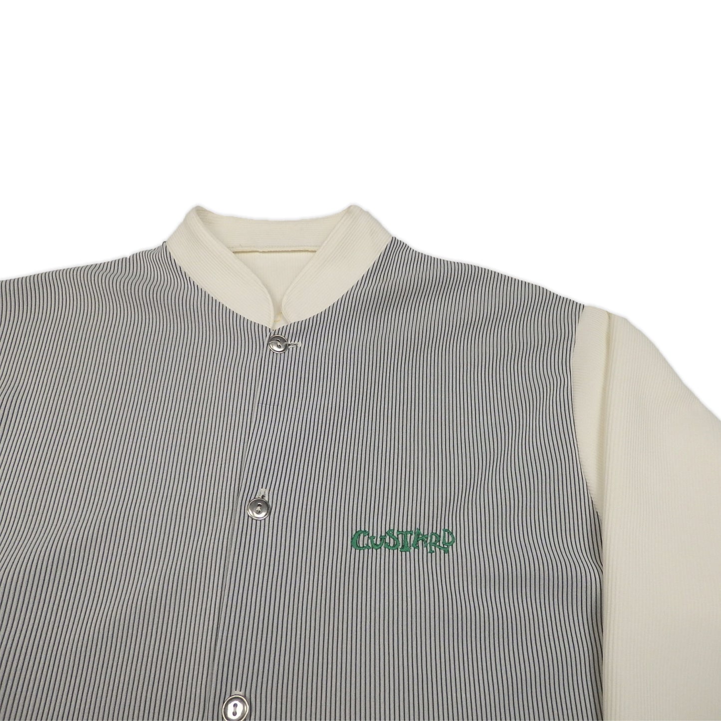 Custard Reclaimed High Collar Shirt | Size Large