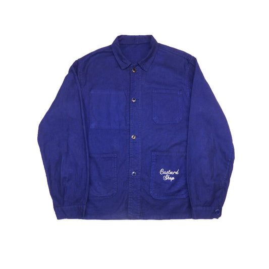 Custard Reclaimed Navy Chore Jacket | Size Medium