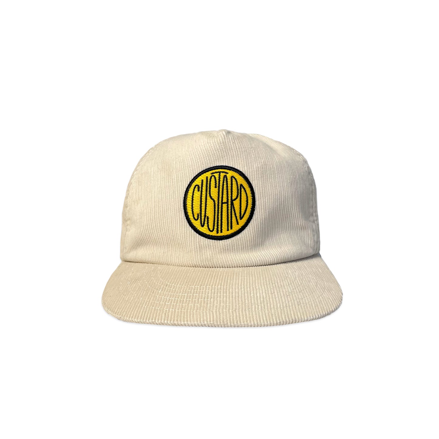 Corduroy Ivory Logo 6 Panel Cap