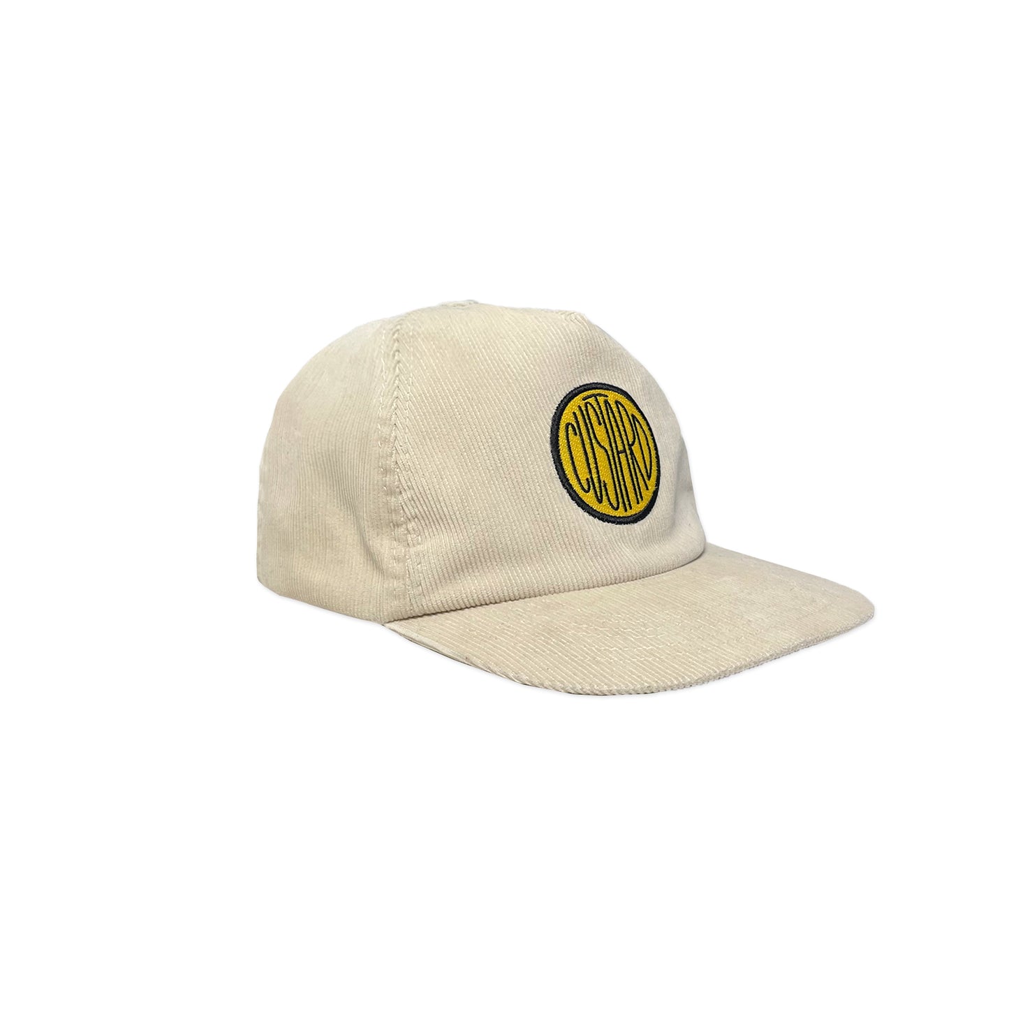 Corduroy Ivory Logo 6 Panel Cap