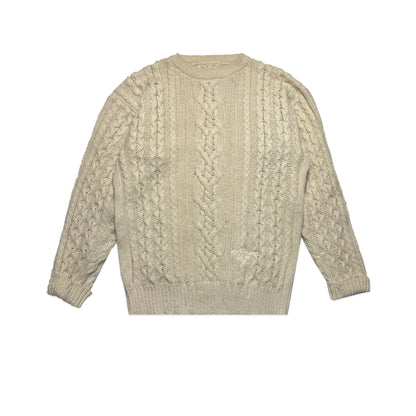 Custard Reclaimed Wool Knit Jumper | Size Medium