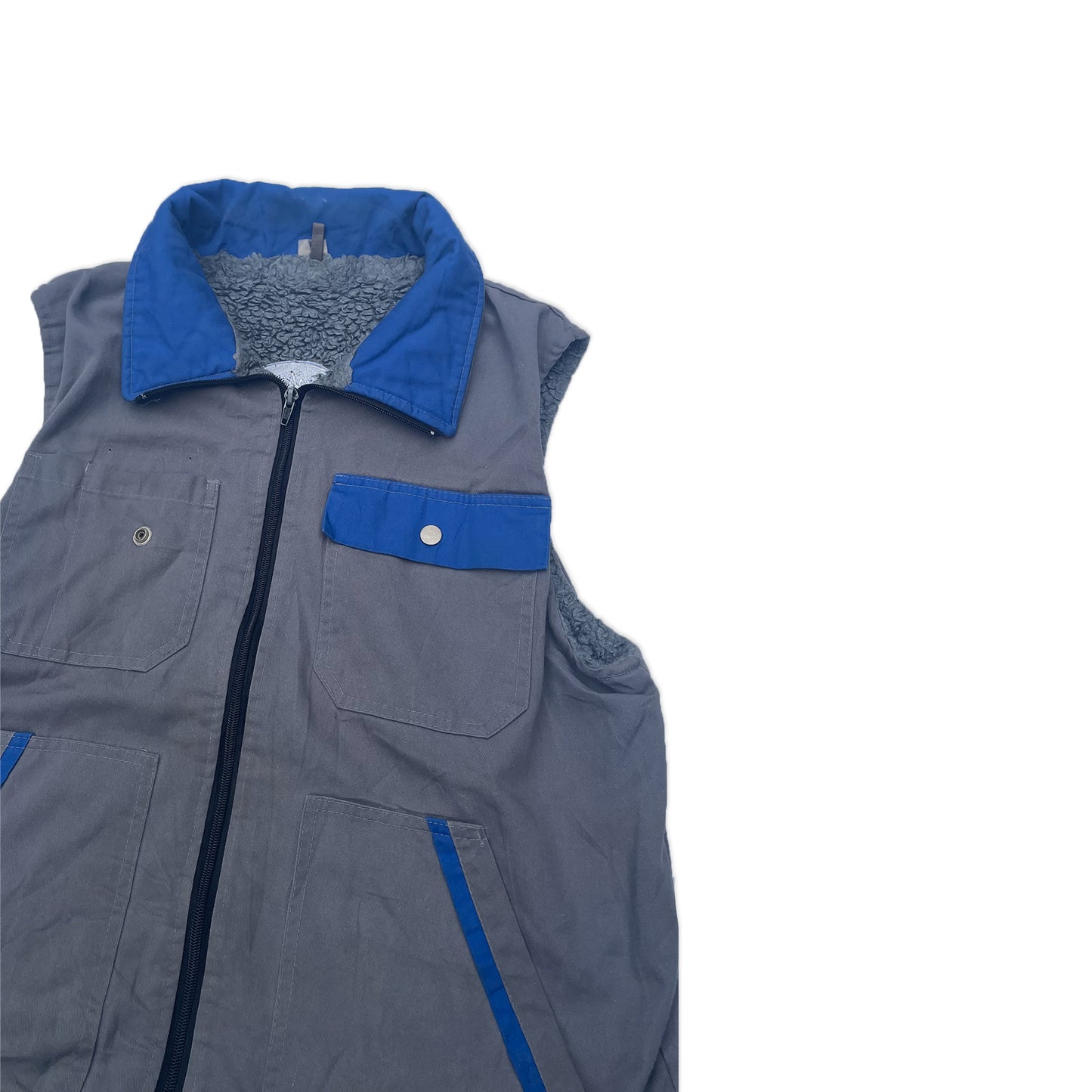 Custard Reclaimed Lined Gilet | Size Medium