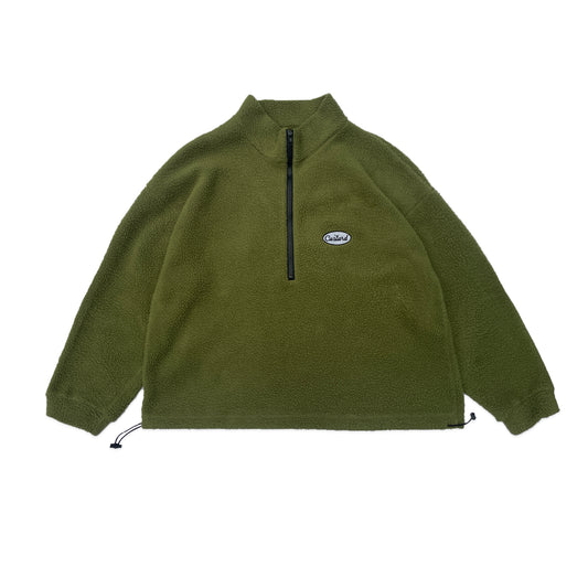 Custard Reclaimed 1/4 Zip Fleece | Size Medium