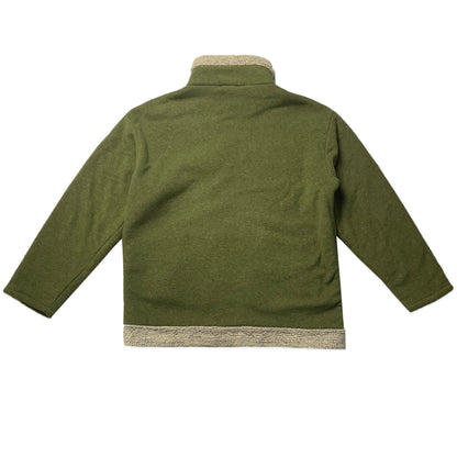 Custard Reclaimed Green Fleece | Size Medium