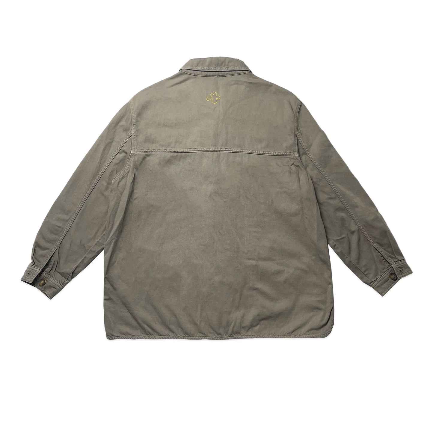 Custard Reclaimed Grey Chore Jacket | Size Medium