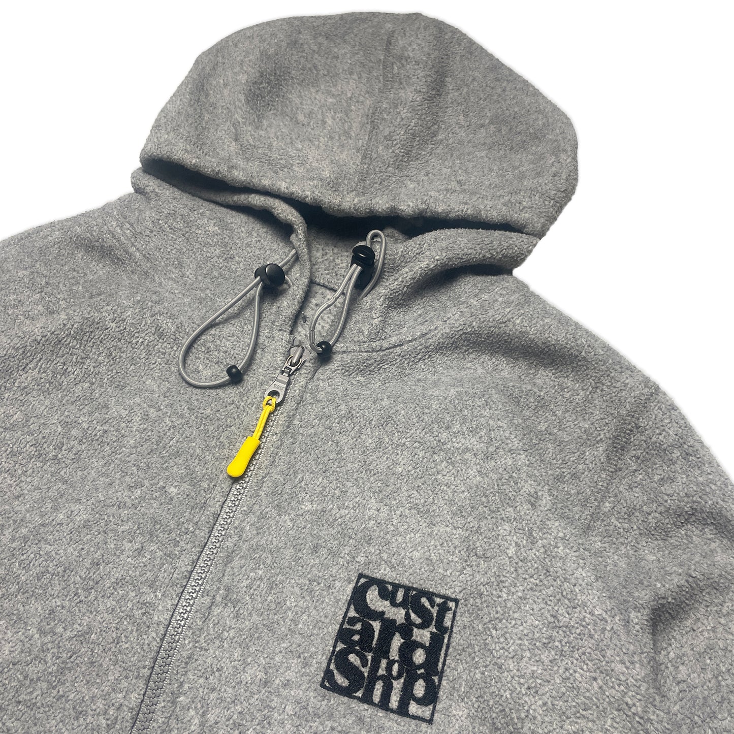 Custard Reclaimed Fleece Hoodie | Size Medium