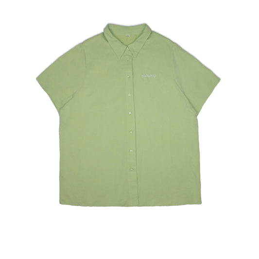 Custard Reclaimed Light Green Box-Fit Shirt | Size XL