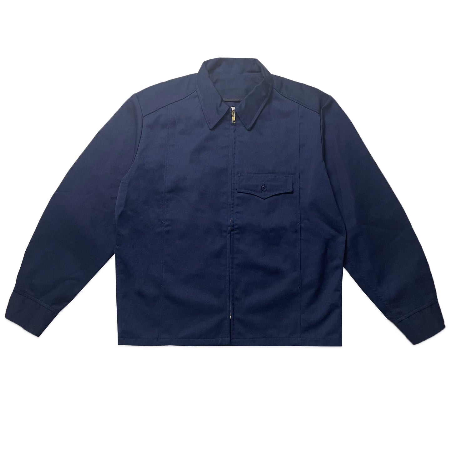 Custard Reclaimed Navy Jacket | Size Medium