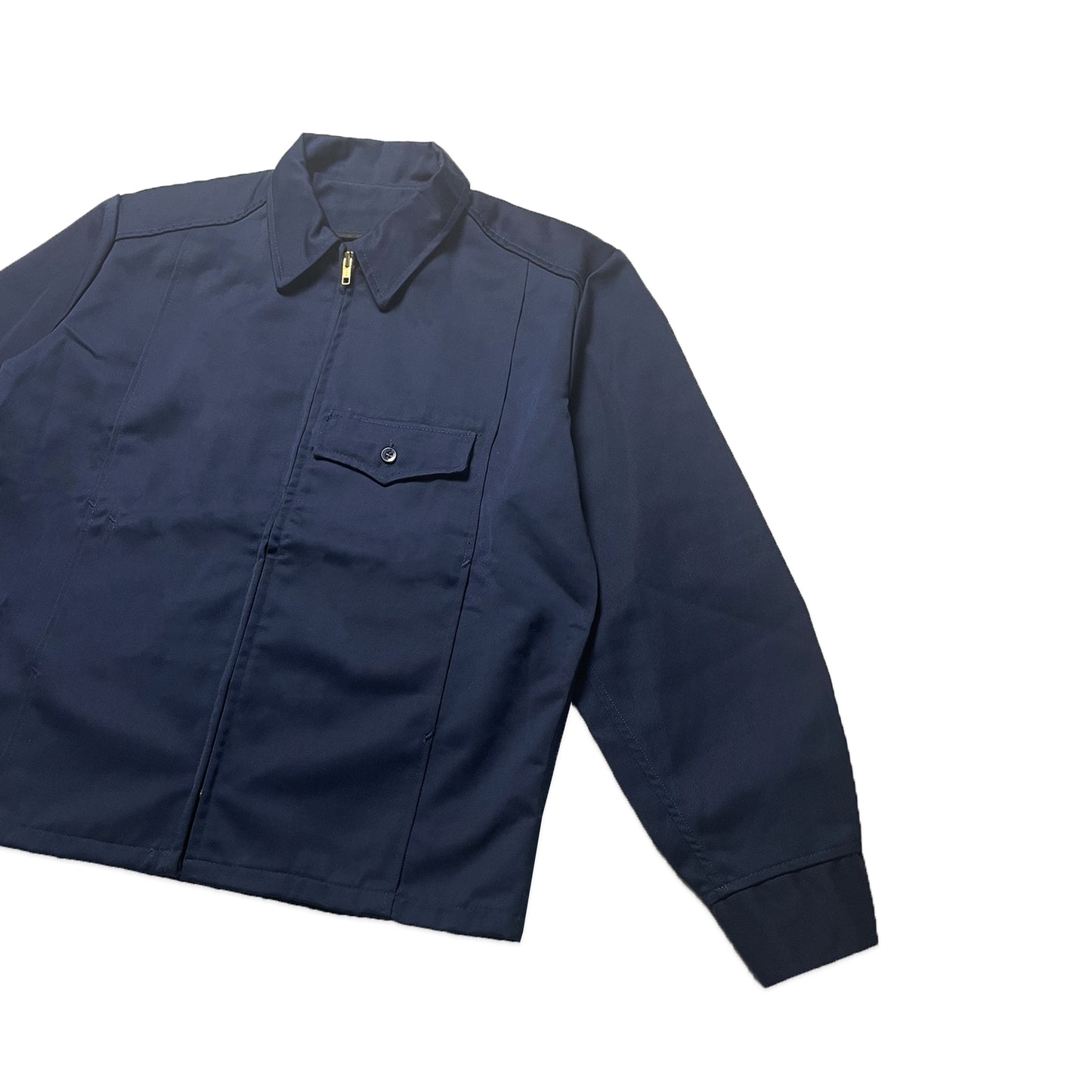 Custard Reclaimed Navy Jacket | Size Medium