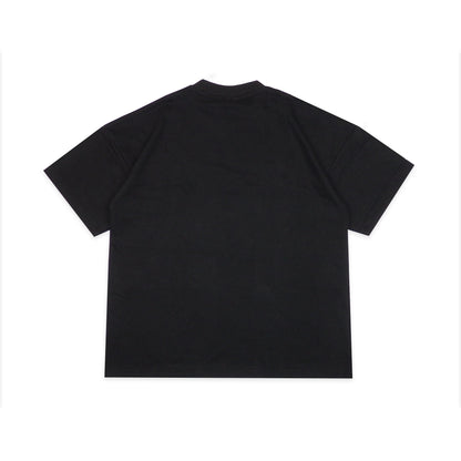 Heavyweight Embroidered T-Shirt | Black