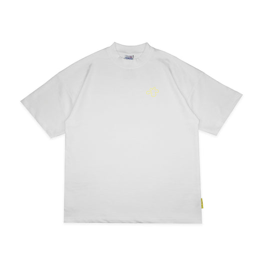 Heavyweight Embroidered T-Shirt | White