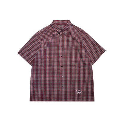 Custard Reclaimed Check Shirt | Size XL