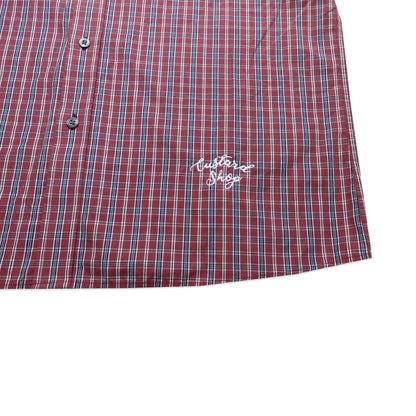 Custard Reclaimed Check Shirt | Size XL