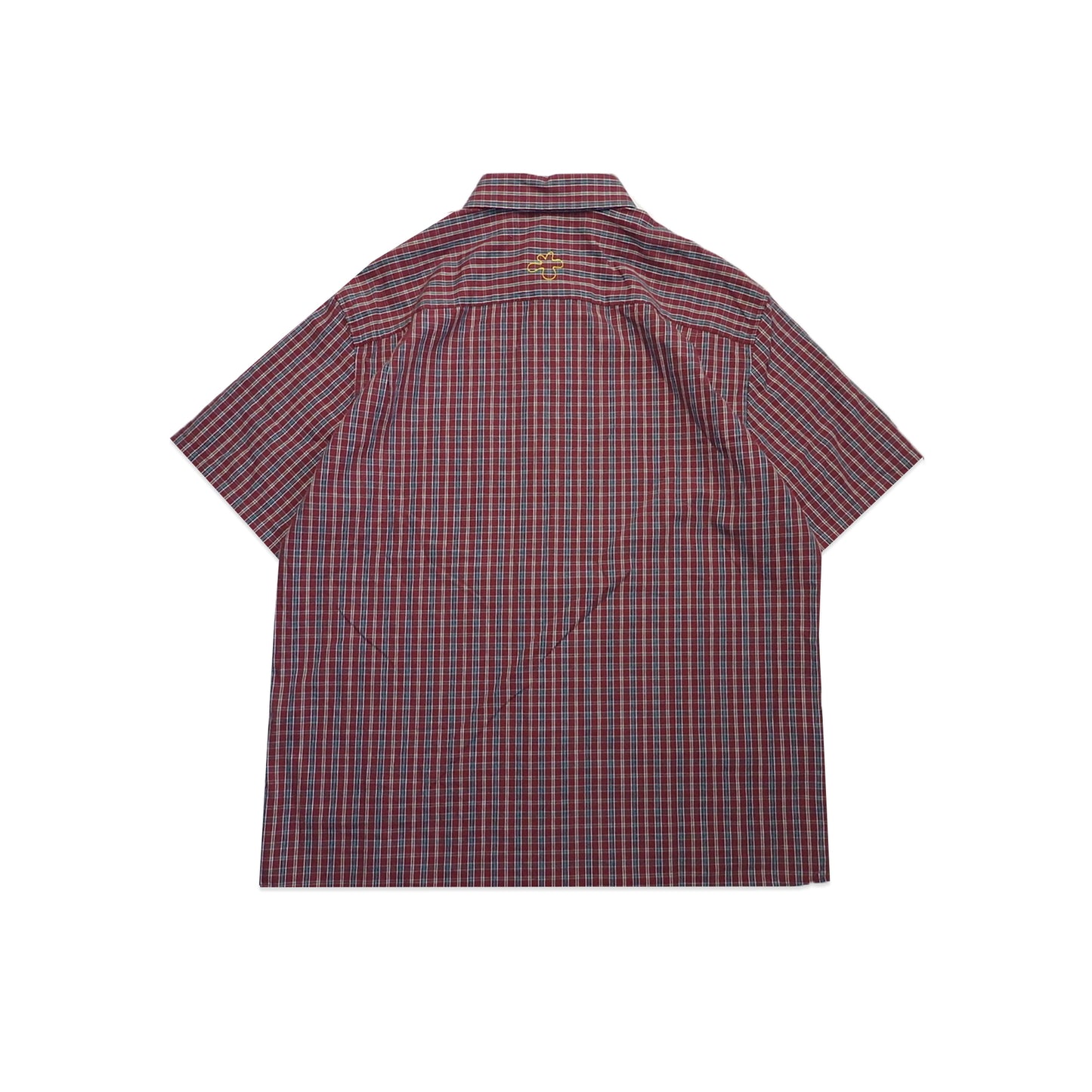 Custard Reclaimed Check Shirt | Size XL