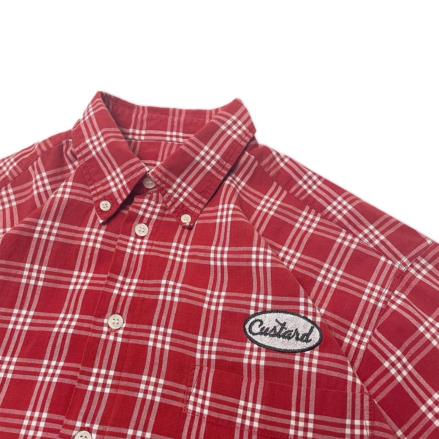 Custard Reclaimed Red Shirt | Size Medium