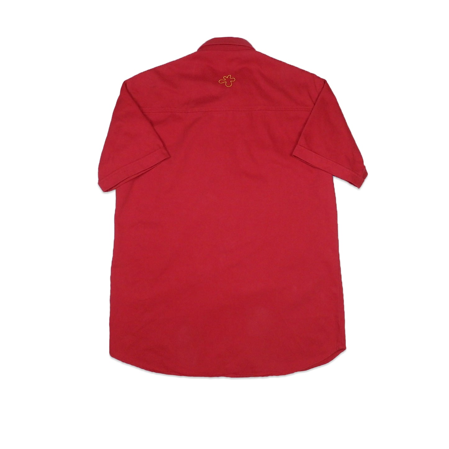 Custard Reclaimed Red Pop-Button Shirt | Size Medium