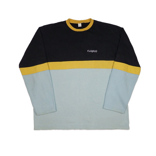 Custard Reclaimed Stripe Jumper | Size L/XL