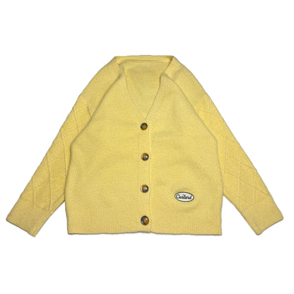 Custard Reclaimed Button Cardigan | Size Medium