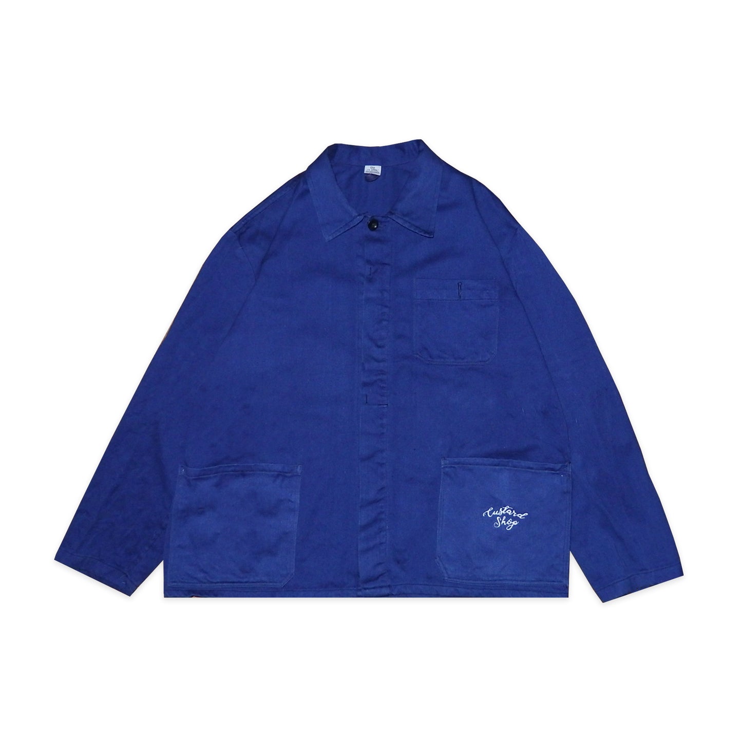 Custard Reclaimed Navy Chore Workers Jacket | Size Large