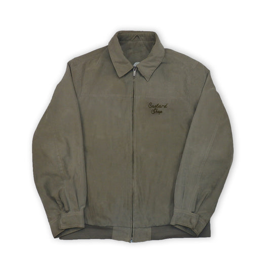 Custard Reclaimed Beige Full-Zip Chore Jacket | Size Large