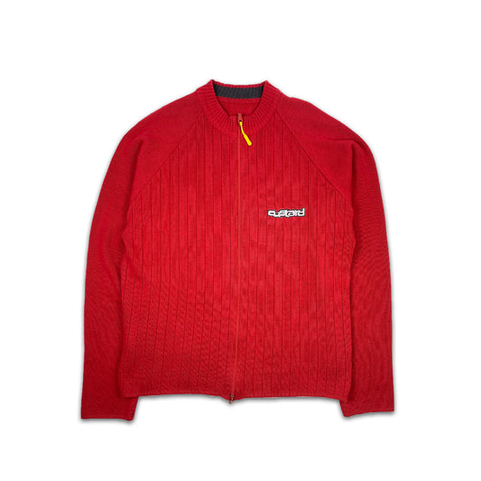 Custard Reclaimed Red Full-Zip Jacket | Size Medium