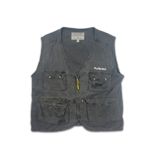 Custard Reclaimed Grey Utility Vest | Size XL