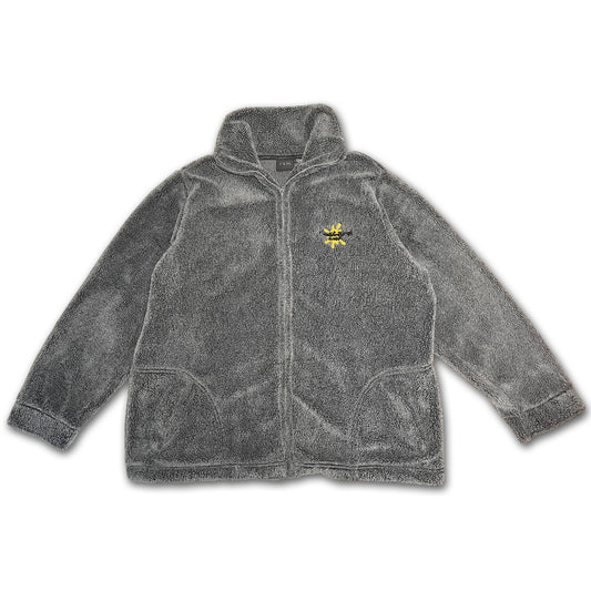 Custard Reclaimed Grey Full-Zip Fleece | Size XL Custard Shop Official