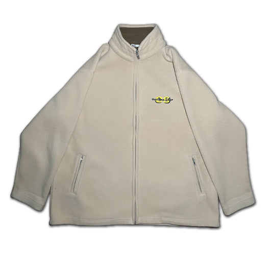 Custard Reclaimed Beige Full-Zip Fleece | Size XL Custard Shop Official