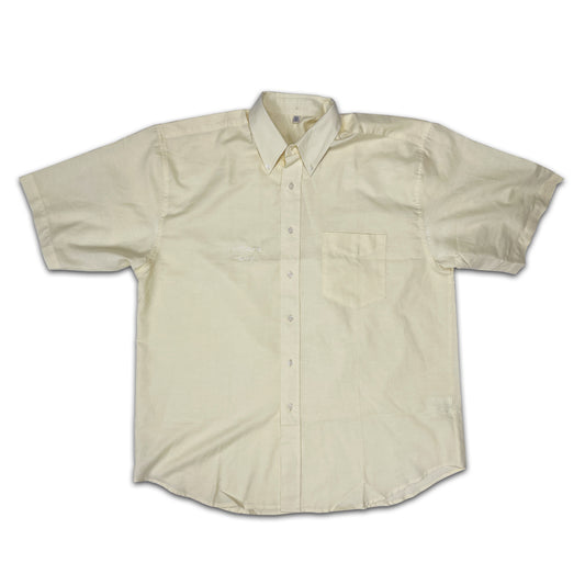 Custard Reclaimed Light Yellow Shirt | Size XL