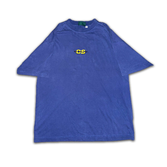 Custard Reclaimed Dark Blue Logo Tee | Size Medium Custard Shop Official