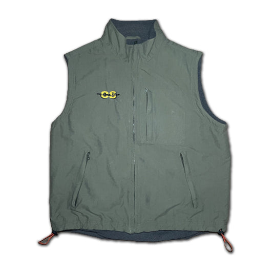 Custard Reclaimed Green Fishing Vest Gilet | Size Large Custard Shop Official