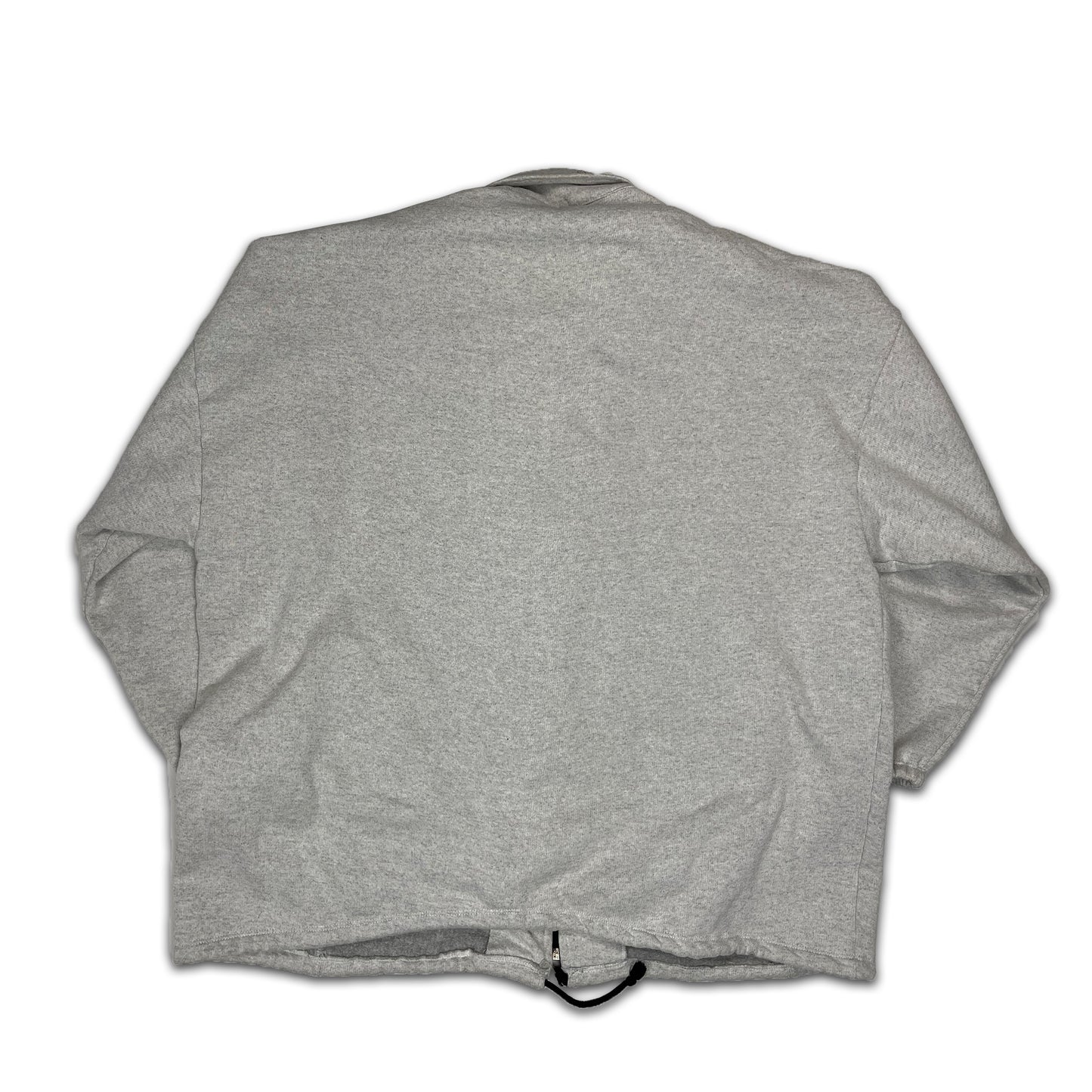 Custard Reclaimed Grey Full-Zip Fleece Jacket | Size XL