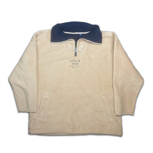 Custard Reclaimed Mustard 1/4 Fleece | Size Large